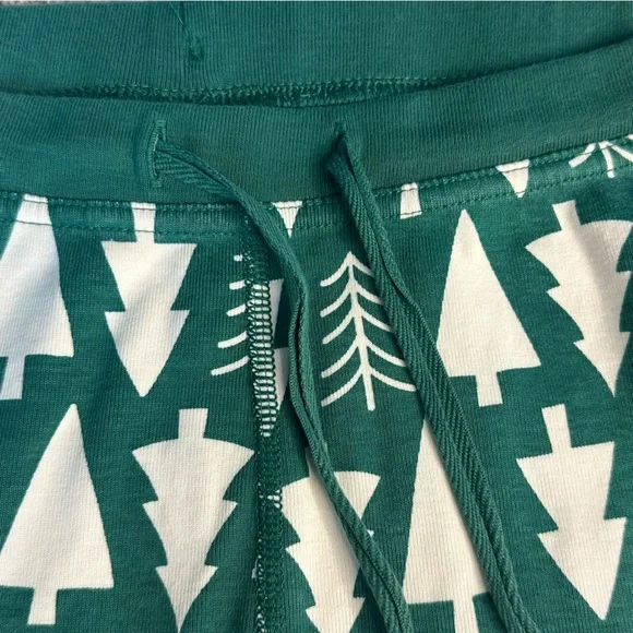 Hanna Andersson Christmas tree pajama long John Large PJ’s Jammies organic adult - Picture 15 of 16